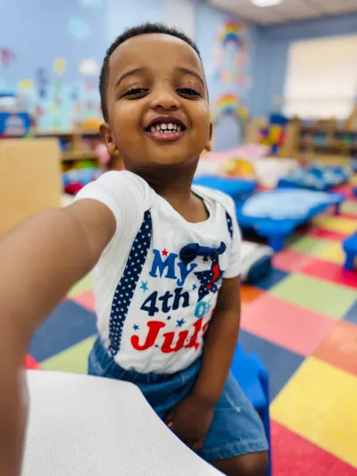 Child at Little Heaven Daycare